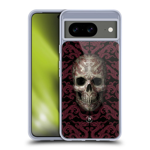 Anne Stokes Oriental Skull Dragon Swirl Pattern Soft Gel Case for Google Pixel 8