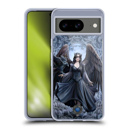 Anne Stokes Raven Full With Pattern Soft Gel Case for Google Pixel 8