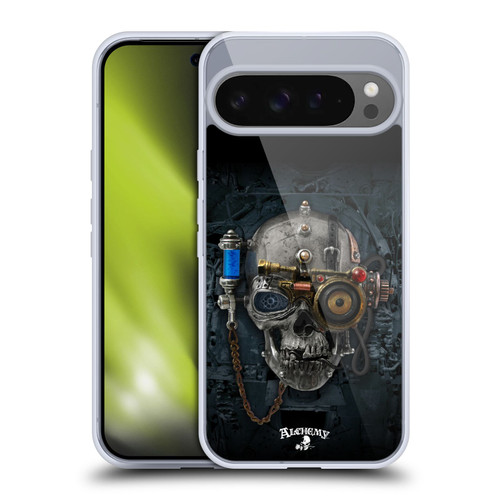 Alchemy Gothic Graphic Art Necronaut Soft Gel Case for Google Pixel 9 Pro XL