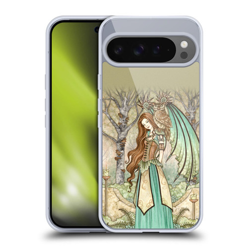 Amy Brown Mystical Art Garden Forest Fairy With Owl Soft Gel Case for Google Pixel 9 Pro XL