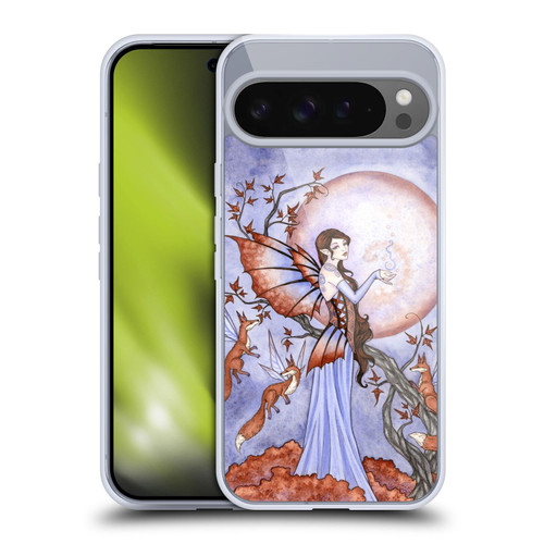 Amy Brown Mystical Art Moon Spell Fairy & Magic Foxes Soft Gel Case for Google Pixel 9 Pro XL