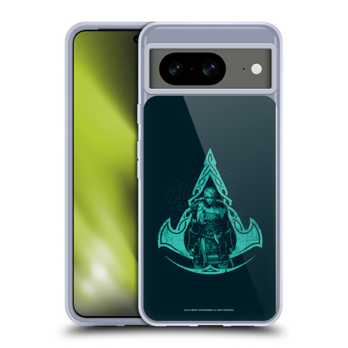 Assassin's Creed Valhalla Compositions Crest And Female Eivor Soft Gel Case for Google Pixel 8