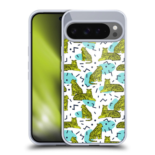 Andrea Lauren Design Animals Neon Tiger Soft Gel Case for Google Pixel 9 Pro XL