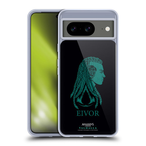 Assassin's Creed Valhalla Compositions And Patterns Eivor's Female Version Soft Gel Case for Google Pixel 8