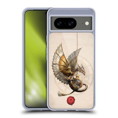 Anne Stokes Steampunk Clockwork Dragon Soft Gel Case for Google Pixel 8