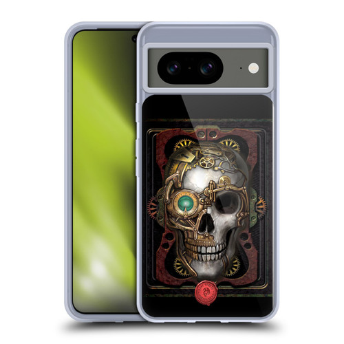 Anne Stokes Steampunk Skull Soft Gel Case for Google Pixel 8