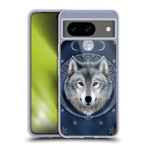 Anne Stokes Wolves Lunar Soft Gel Case for Google Pixel 8