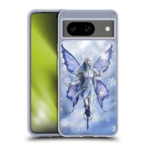 Anne Stokes Yule Snow Fairy Soft Gel Case for Google Pixel 8