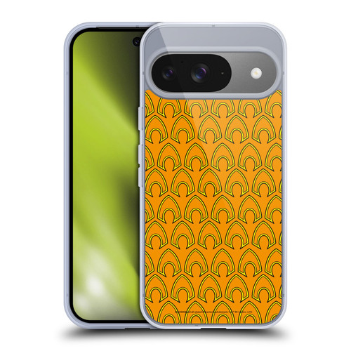 Aquaman DC Comics Logo Pattern Soft Gel Case for Google Pixel 9 / Pixel 9 Pro