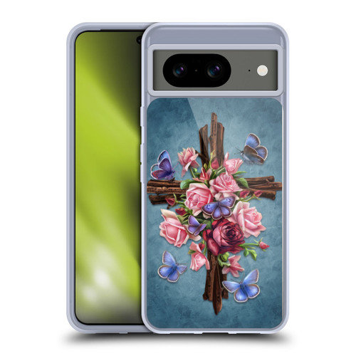 Brigid Ashwood Crosses Flower Soft Gel Case for Google Pixel 8