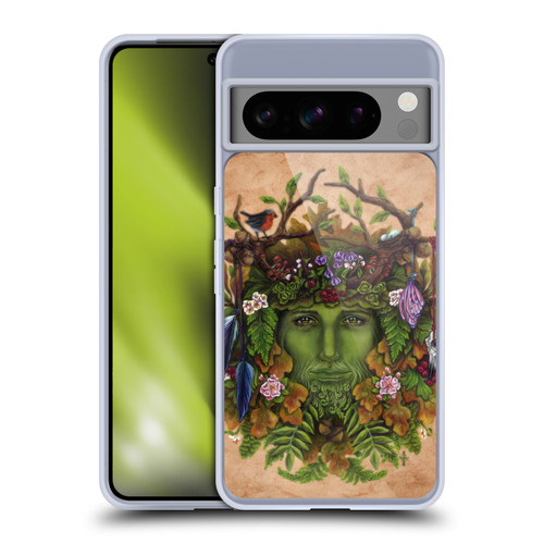Brigid Ashwood Celtic Wisdom The Greenman Soft Gel Case for Google Pixel 8 Pro