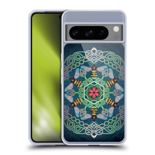 Brigid Ashwood Celtic Wisdom 3 Bees Soft Gel Case for Google Pixel 8 Pro
