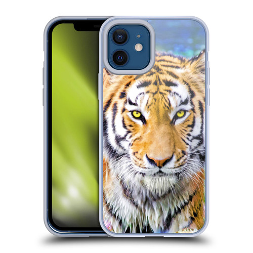 Aimee Stewart Animals Tiger and Lily Soft Gel Case for Apple iPhone 12 / iPhone 12 Pro