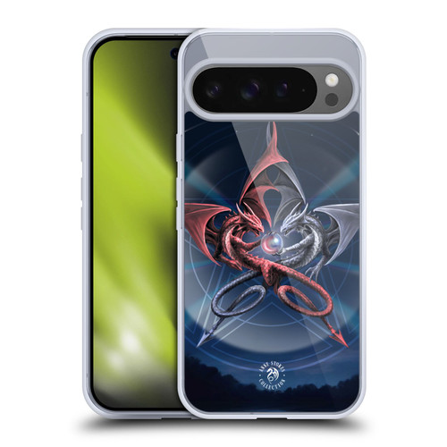 Anne Stokes Dragons 3 Pentagram Soft Gel Case for Google Pixel 9 Pro XL