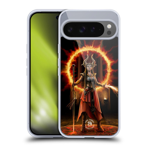 Anne Stokes Female Elementals Fire Soft Gel Case for Google Pixel 9 Pro XL
