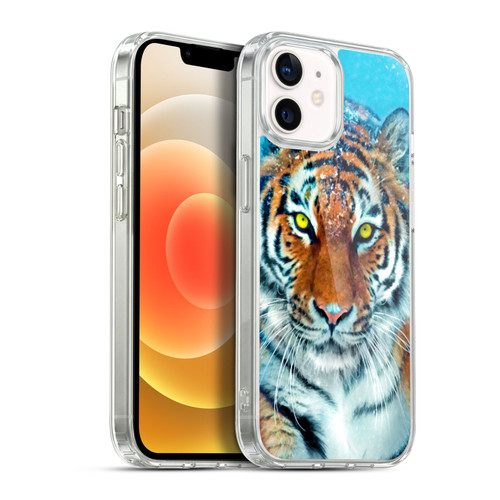 Aimee Stewart Animals Yellow Tiger Soft Gel Case for Apple iPhone 12 / iPhone 12 Pro & MagSafe