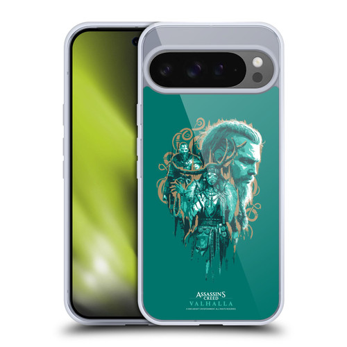 Assassin's Creed Valhalla Compositions And Patterns Volva Soft Gel Case for Google Pixel 9 Pro XL
