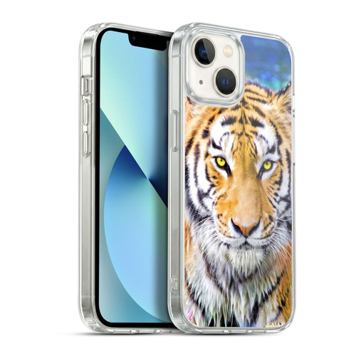 Aimee Stewart Animals Tiger and Lily Soft Gel Case for Apple iPhone 13