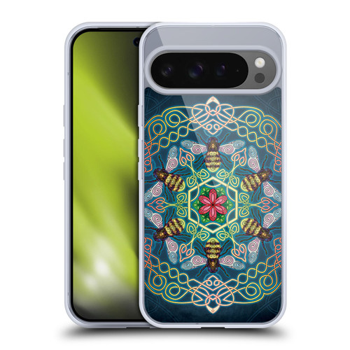 Brigid Ashwood Celtic Wisdom 3 Bees Soft Gel Case for Google Pixel 9 Pro XL