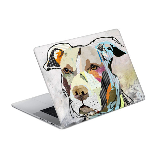 Michel Keck Dogs 3 Pit Bull Vinyl Sticker Skin Decal Cover for Apple MacBook Pro 14" A2442
