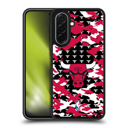 NBA Chicago Bulls Camouflage Gel Armour Case For Samsung Galaxy A36 5G