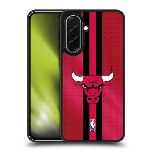 NBA Chicago Bulls Stripes Gel Armour Case For Samsung Galaxy A36 5G