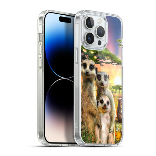 Aimee Stewart Animals Meerkats Soft Gel Case for Apple iPhone 13 Pro Max & MagSafe