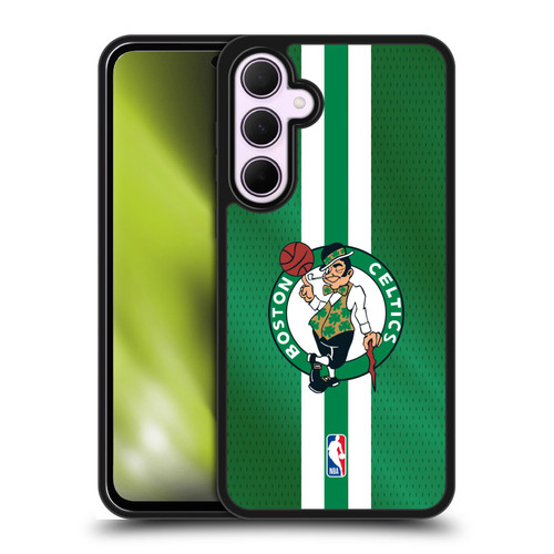 NBA Boston Celtics Stripes Gel Armour Case For Samsung Galaxy A35 5G