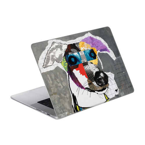 Michel Keck Dogs 3 Greyhound Vinyl Sticker Skin Decal Cover for Apple MacBook Pro 16" A2485 / A3428 / A3429