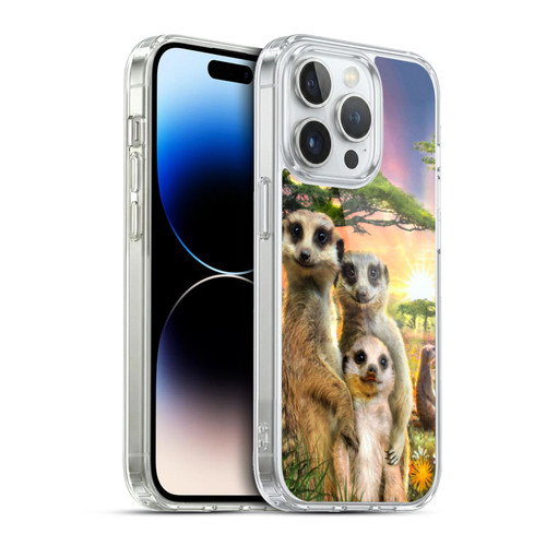 Aimee Stewart Animals Meerkats Soft Gel Case for Apple iPhone 13 Pro & MagSafe