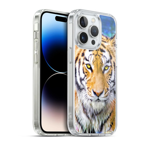 Aimee Stewart Animals Tiger and Lily Soft Gel Case for Apple iPhone 13 Pro & MagSafe