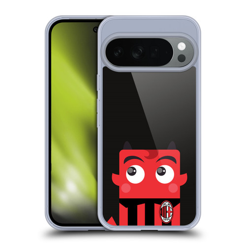 AC Milan Art Mascotte Soft Gel Case for Google Pixel 10
