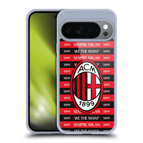 AC Milan Art Milan 1899 Soft Gel Case for Google Pixel 10