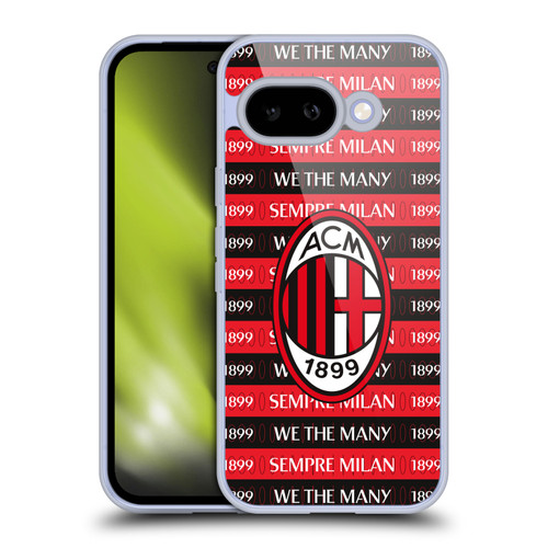 AC Milan Art Milan 1899 Soft Gel Case for Google Pixel 9A