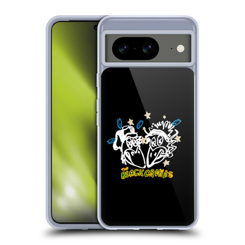 The Black Crowes Graphics Heads Soft Gel Case for Google Pixel 8