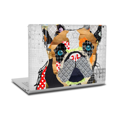 Michel Keck Dogs 3 French Bulldog Vinyl Sticker Skin Decal Cover for Microsoft Surface Book 2