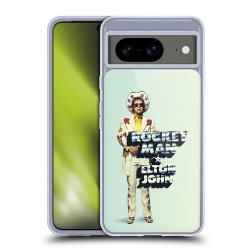 Elton John Artwork Rocket Man Single Soft Gel Case for Google Pixel 8