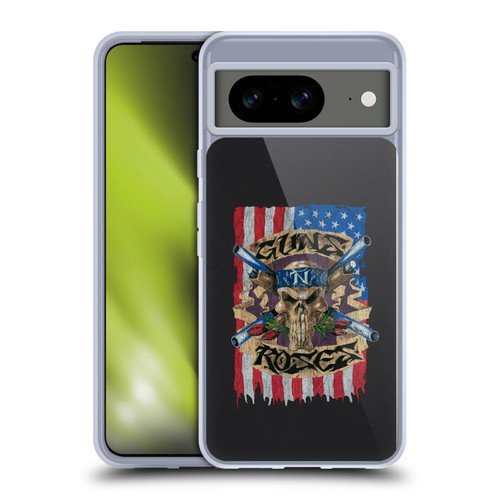 Guns N' Roses Band Art Flag Soft Gel Case for Google Pixel 8