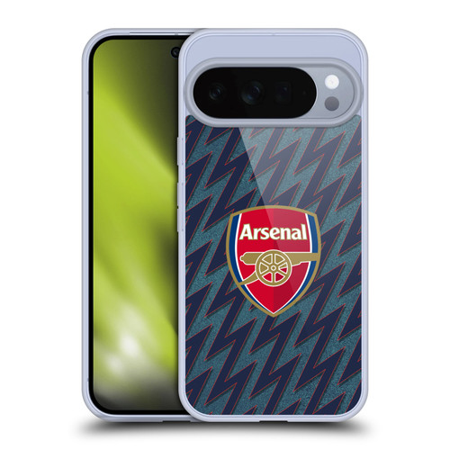 Arsenal FC 2021/22 Crest Kit Third Soft Gel Case for Google Pixel 10 Pro XL