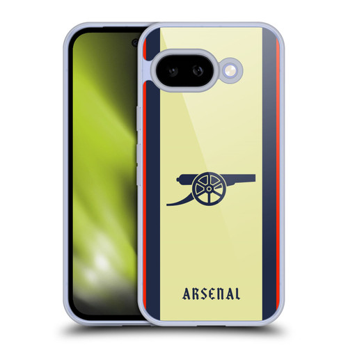 Arsenal FC 2021/22 Crest Kit Away Soft Gel Case for Google Pixel 9A