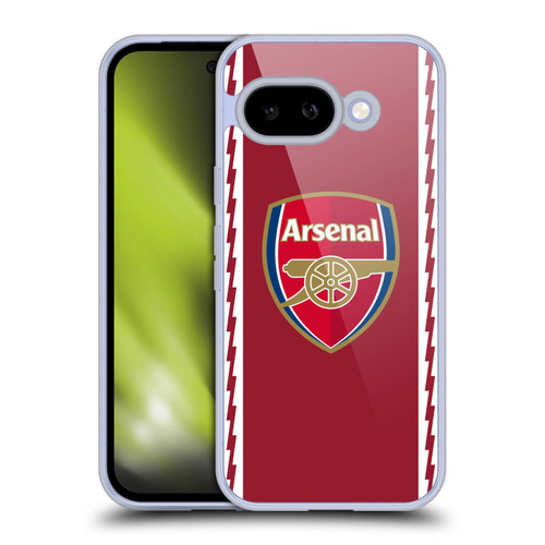 Arsenal FC 2022/23 Crest Kit Home Soft Gel Case for Google Pixel 9A