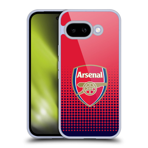 Arsenal FC Crest 2 Fade Soft Gel Case for Google Pixel 9A