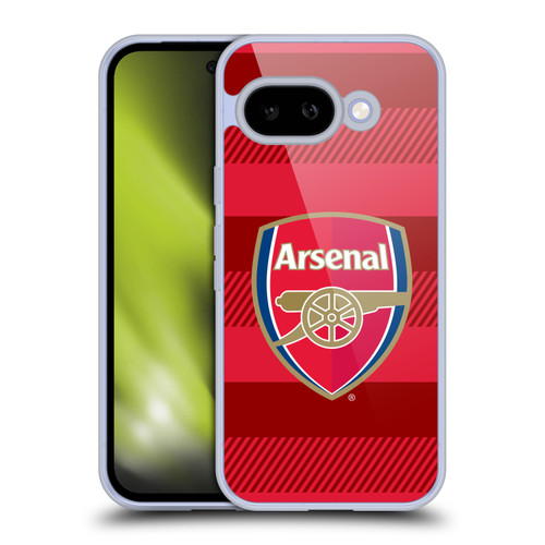 Arsenal FC Crest 2 Training Red Soft Gel Case for Google Pixel 9A