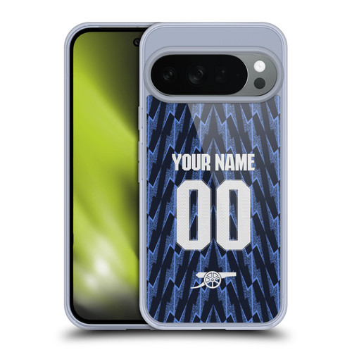 Custom Customised Personalised Arsenal FC 2025/26 Kit Away Soft Gel Case for Google Pixel 10
