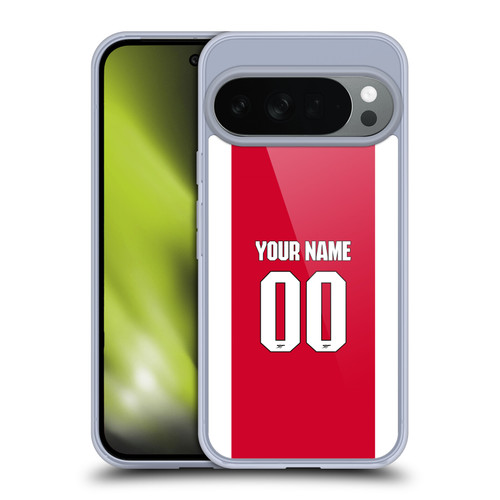 Custom Customised Personalised Arsenal FC 2025/26 Kit Home Soft Gel Case for Google Pixel 10