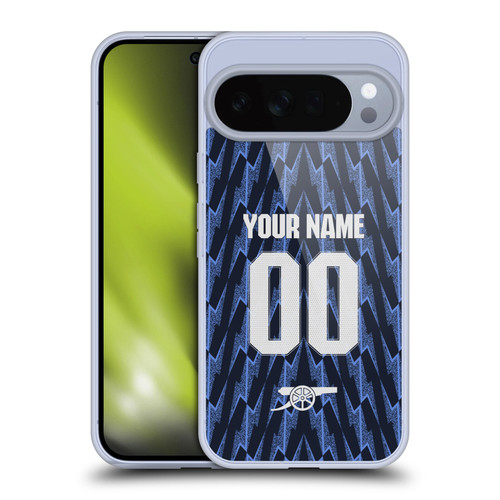 Custom Customised Personalised Arsenal FC 2025/26 Kit Away Soft Gel Case for Google Pixel 10 Pro XL