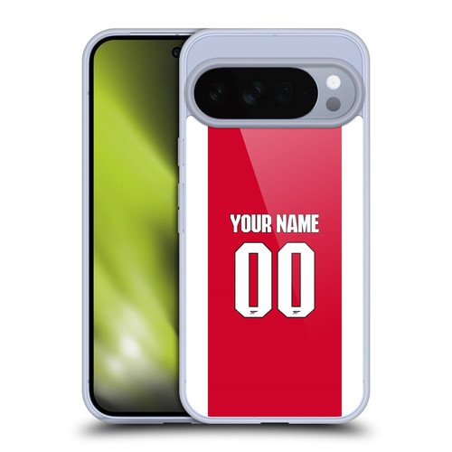 Custom Customised Personalised Arsenal FC 2025/26 Kit Home Soft Gel Case for Google Pixel 10 Pro XL