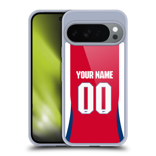 Custom Customised Personalised Arsenal FC 2024/25 Kit Home Soft Gel Case for Google Pixel 10