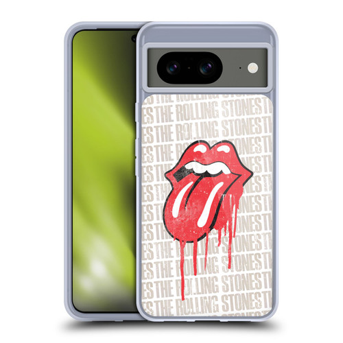 The Rolling Stones Graphics Dripping Tongue Soft Gel Case for Google Pixel 8