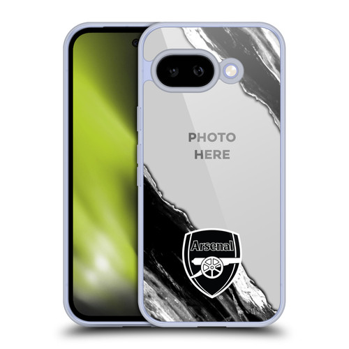 Custom Customised Personalised Arsenal FC Customised Photos Marble Soft Gel Case for Google Pixel 9A